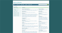 Desktop Screenshot of linkstodomain.com