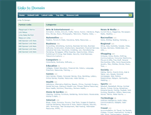 Tablet Screenshot of linkstodomain.com